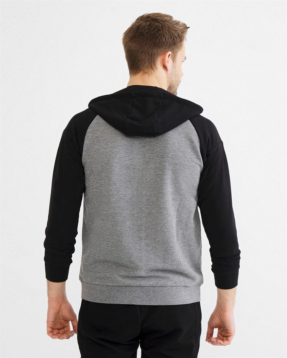 Skechers Lightweight Fleece M Colorblock Fz Jacket Erkek Sweatshirts - S201002-036