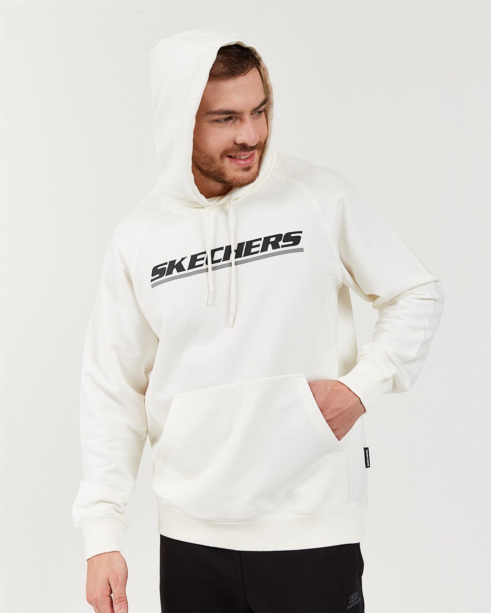 Skechers Lw Fleece M Logo Printed Hoodie Erkek Sweatshirts - S202078-102