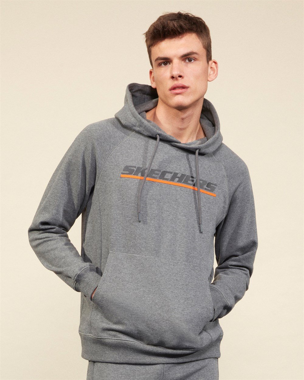 Skechers Lw Fleece M Logo Printed Hoodie Erkek Sweatshirts - S202078-037