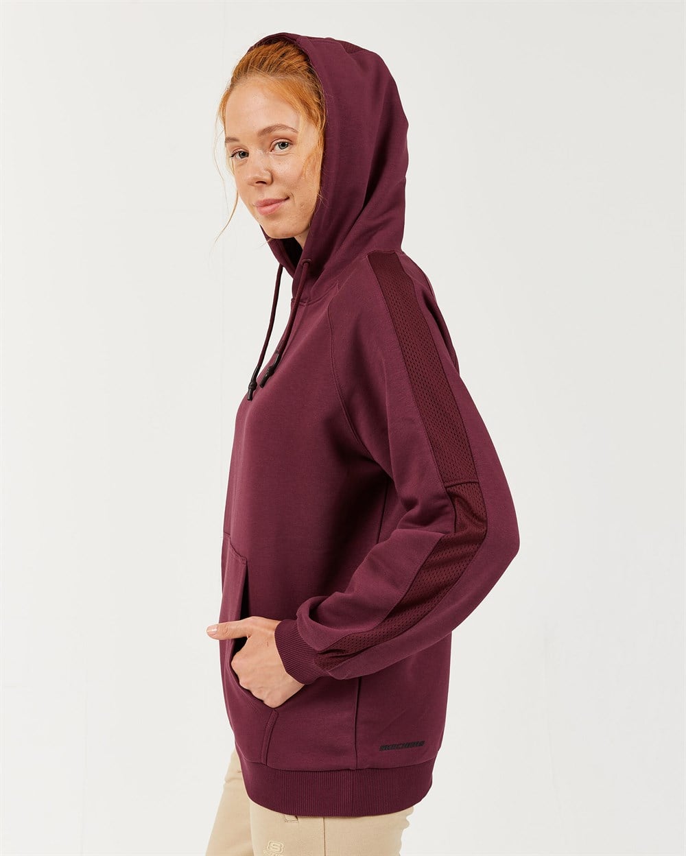 Skechers Lw Fleece W Mesh Detail Hoodie Kadın Sweatshirts - S202030-500