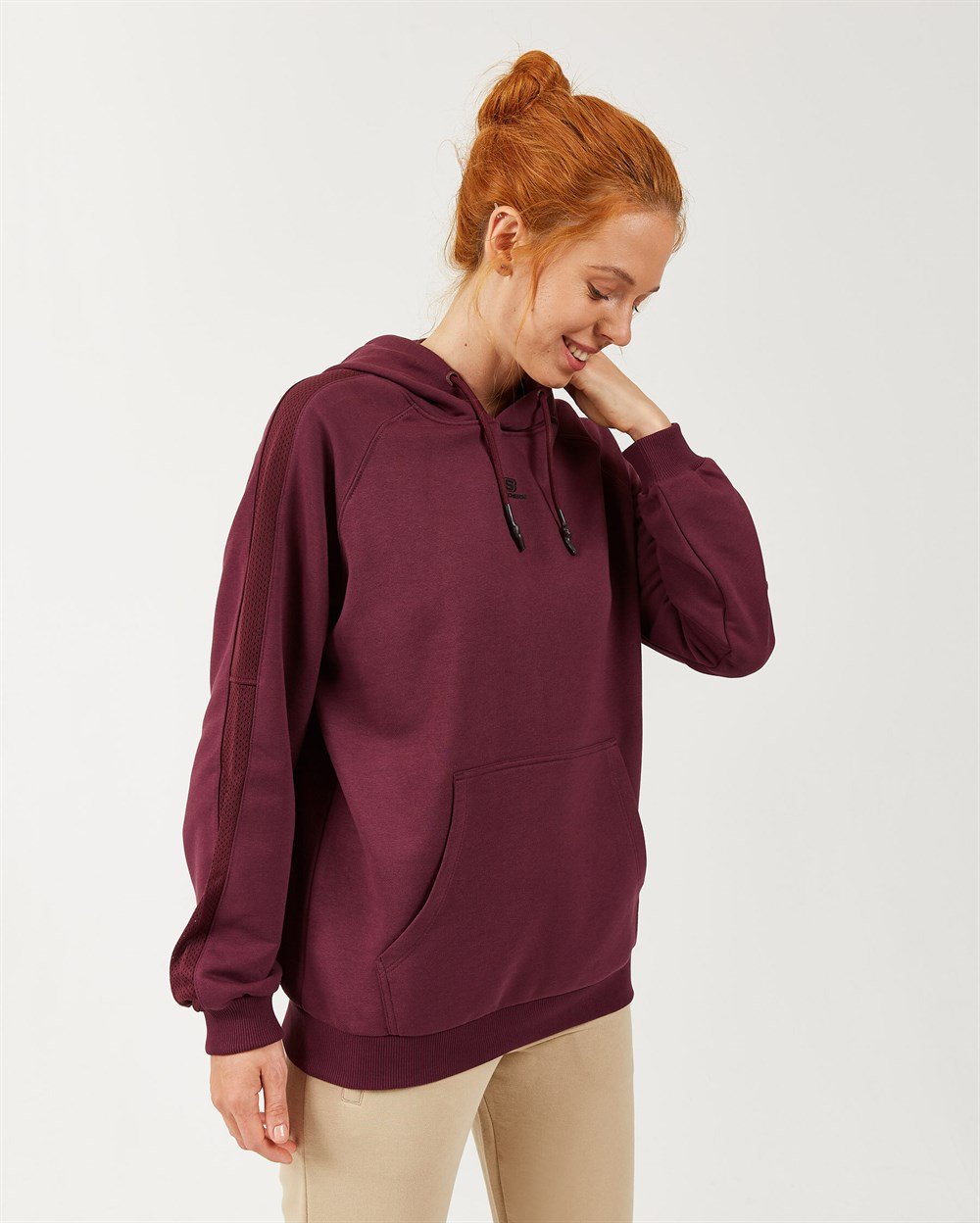 Skechers Lw Fleece W Mesh Detail Hoodie Kadın Sweatshirts - S202030-500