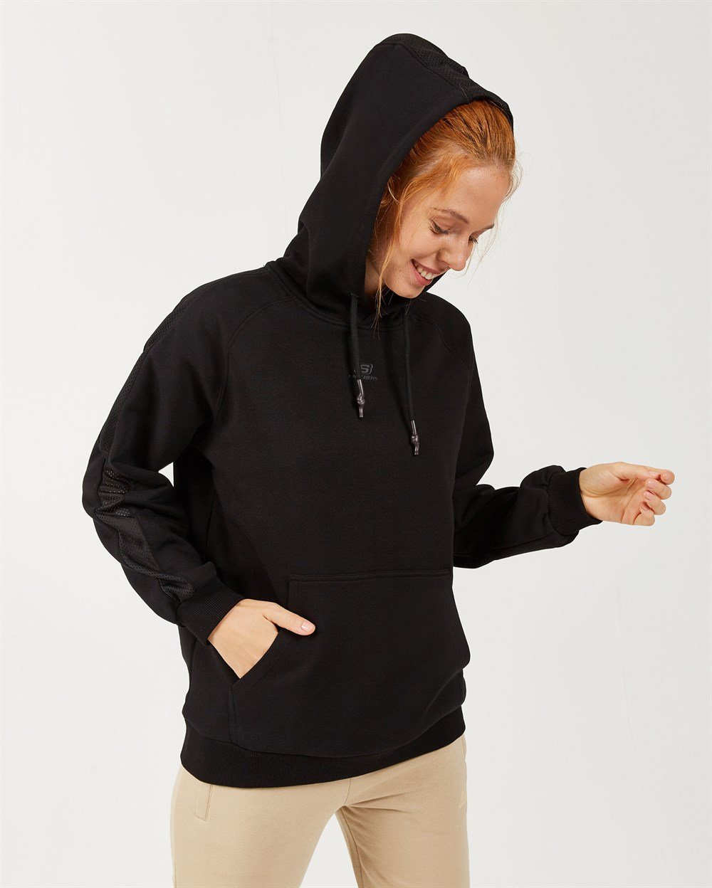 Skechers Lw Fleece W Mesh Detail Hoodie Kadın Sweatshirts - S202030-001