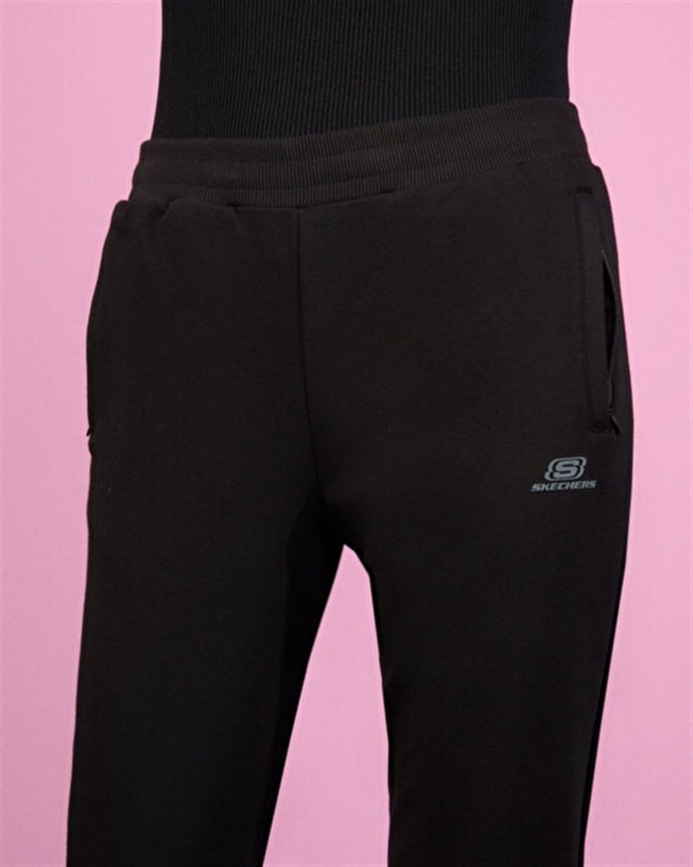 Skechers Lw Fleece W Slim Sweatpant Kadın Siyah Eşofman Altı - S202039-001