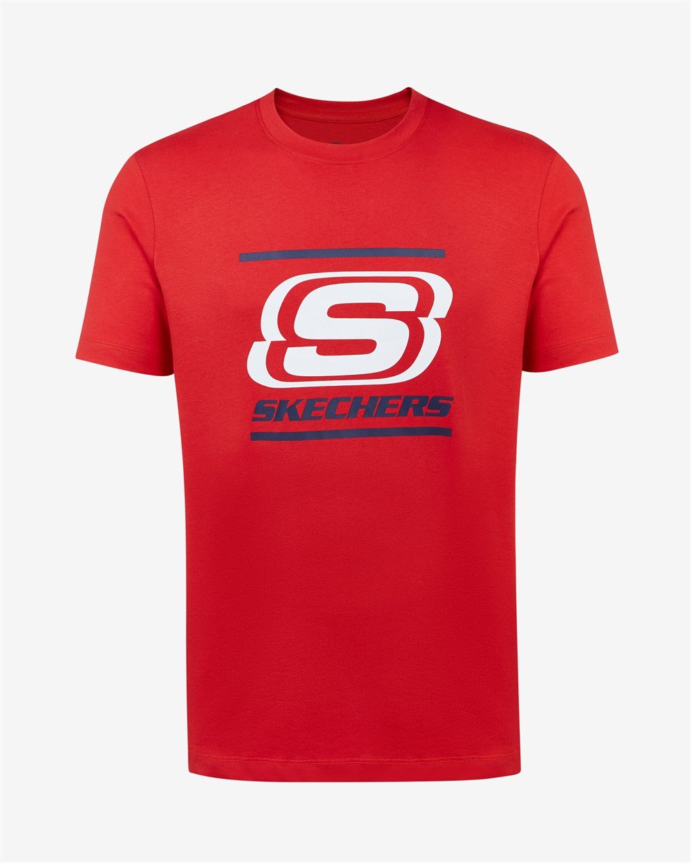 Skechers M Big Logo T-Shirt Erkek Kırmızı T-shirt - S212949-600