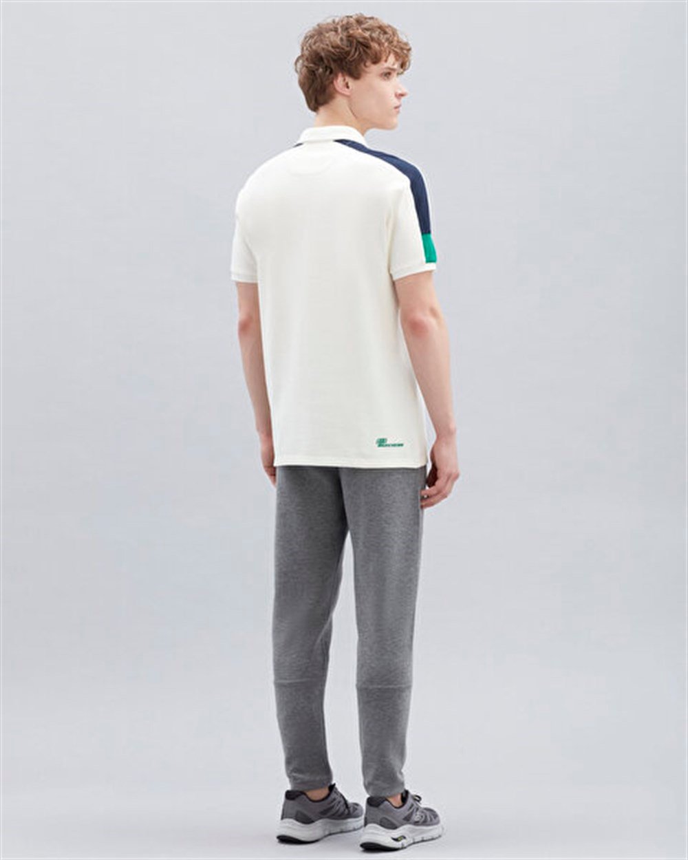 Skechers M Colorblock Polo T-Shirt Erkek Beyaz Günlük T-shirt - S221047-102
