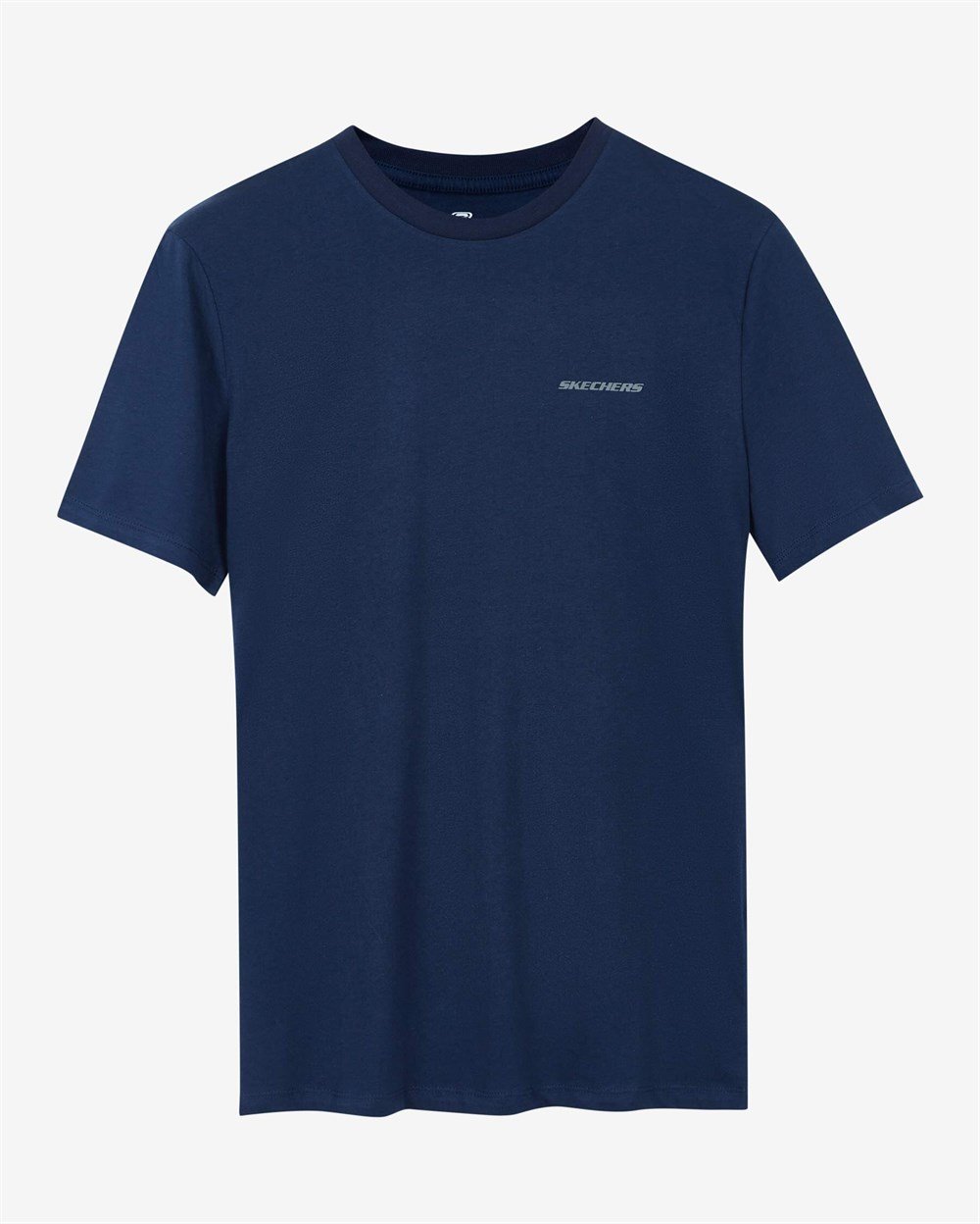Skechers M New Basics Crew Neck T-Shirt Erkek Lacivert Günlük T-shirt - S212910-410