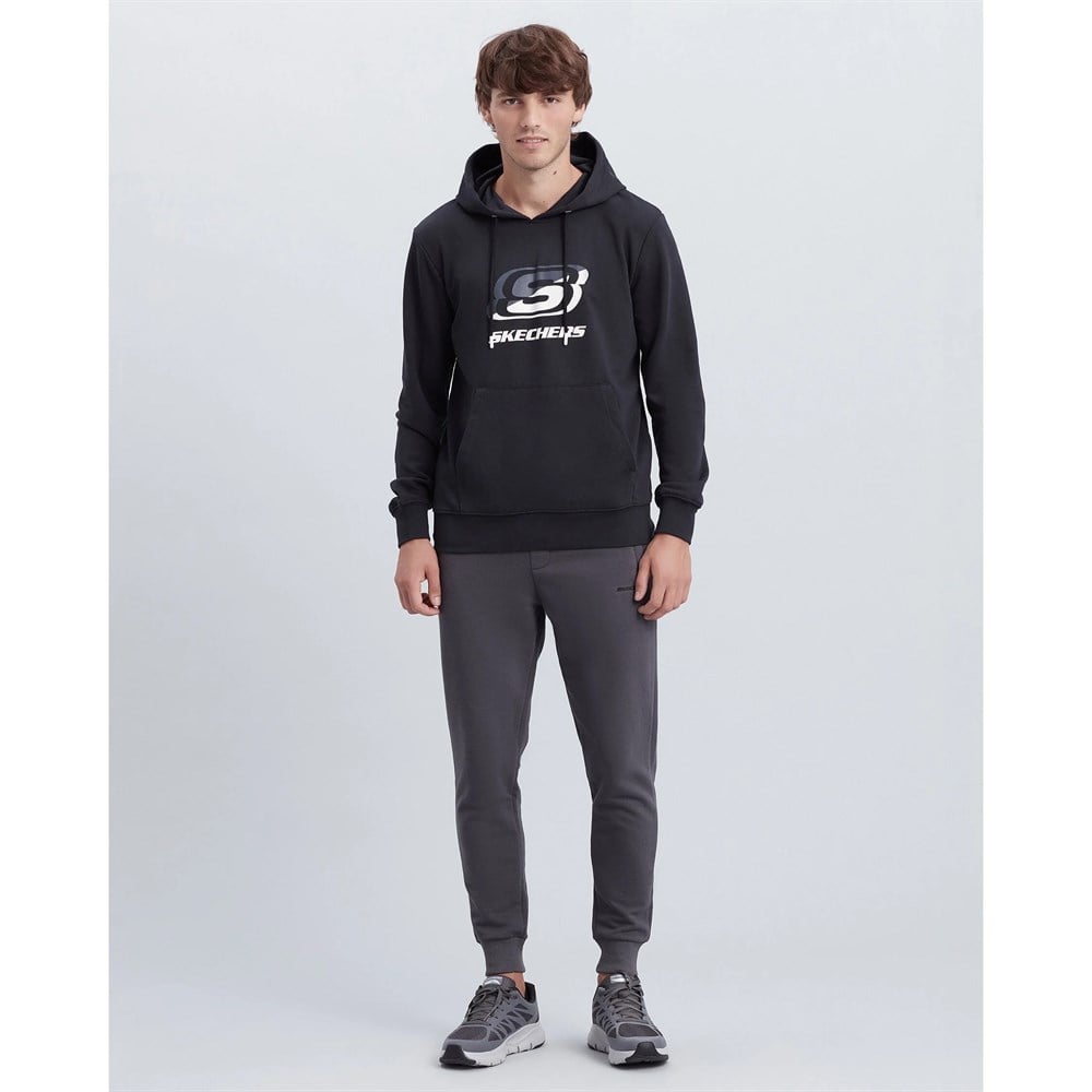 Skechers M Summits Hoodie Erkek Siyah Sweatshirt - S212406-001