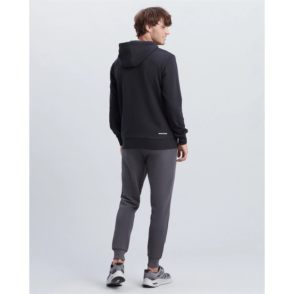 Skechers M Summits Hoodie Erkek Siyah Sweatshirt - S212406-001