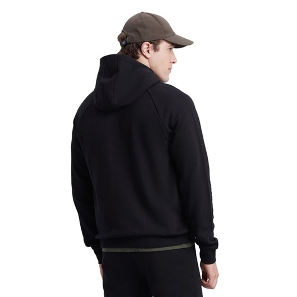 Skechers New Basics M Full Zip Hoodie Erkek Siyah Sweatshirt - S212267-001