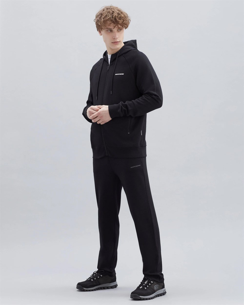Skechers New Basics M Regular Sweatpant Erkek Siyah Günlük Eşofman Altı - S221480-001