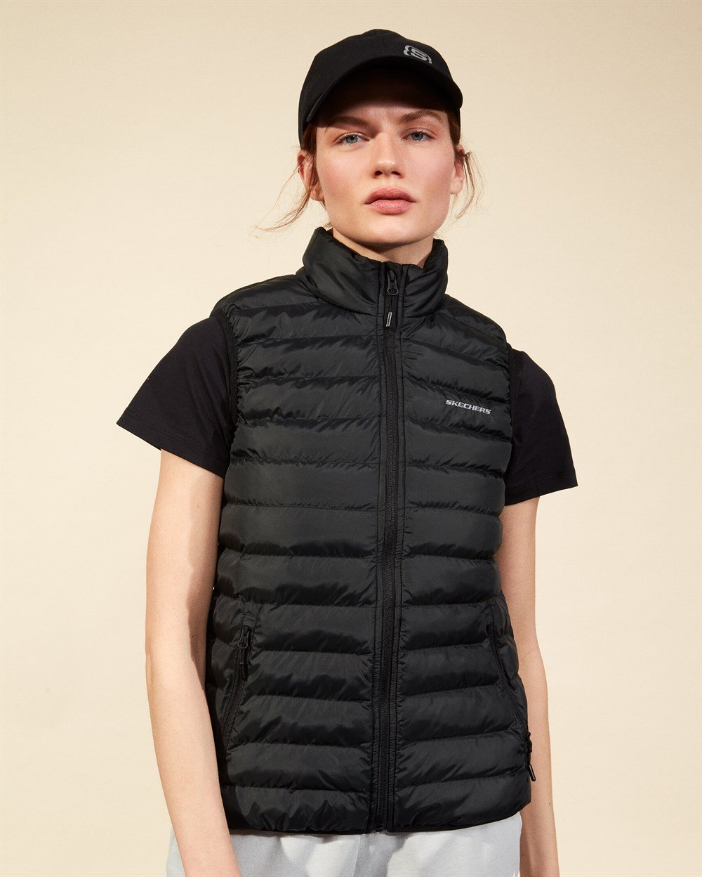 Skechers Outerwear W Basic Lightweight Vest Kadın Yelek Giyim - S202109-001