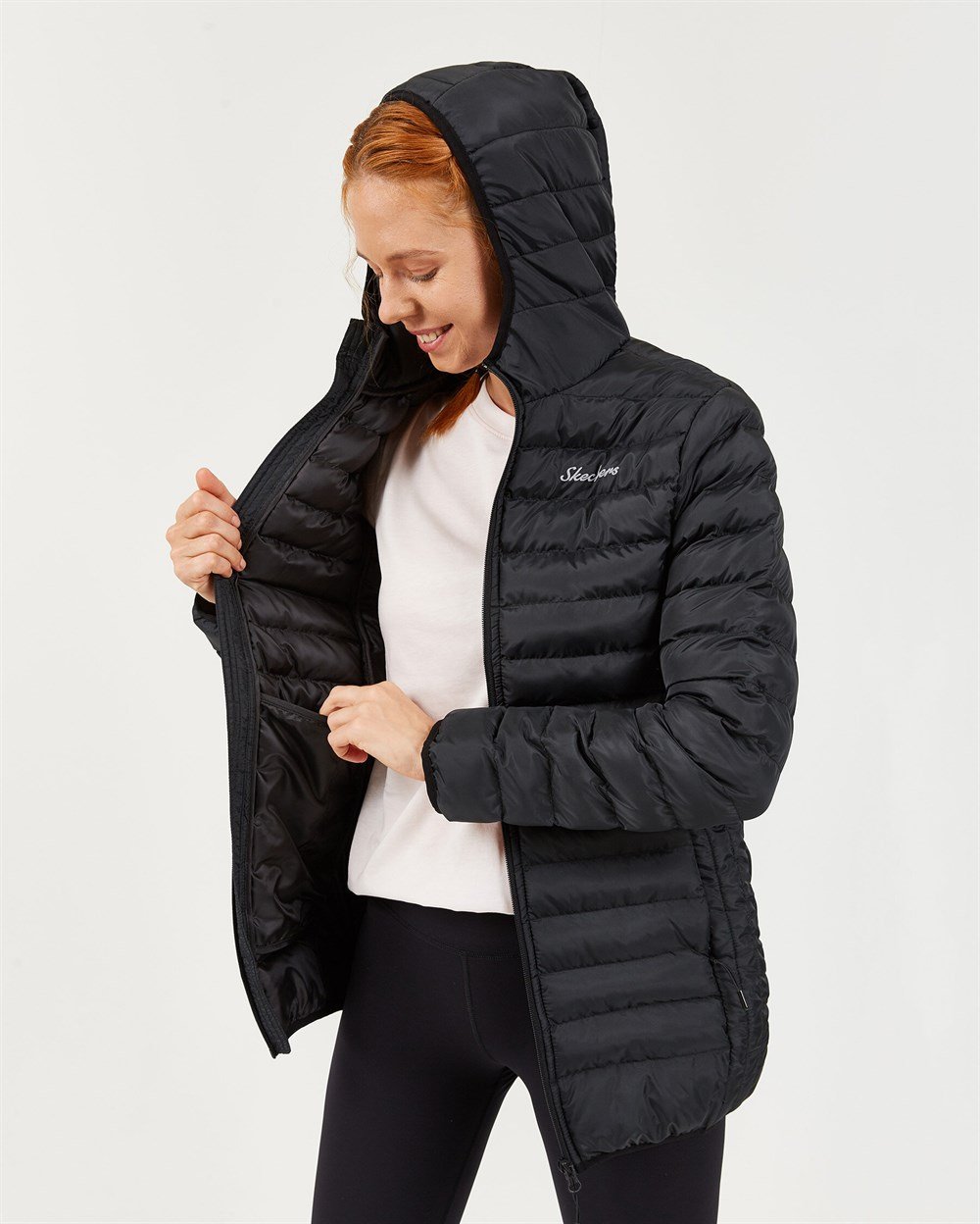 Skechers Outerwear W Long Padded Jacket Kadın Mont & Kaban - S202502-001