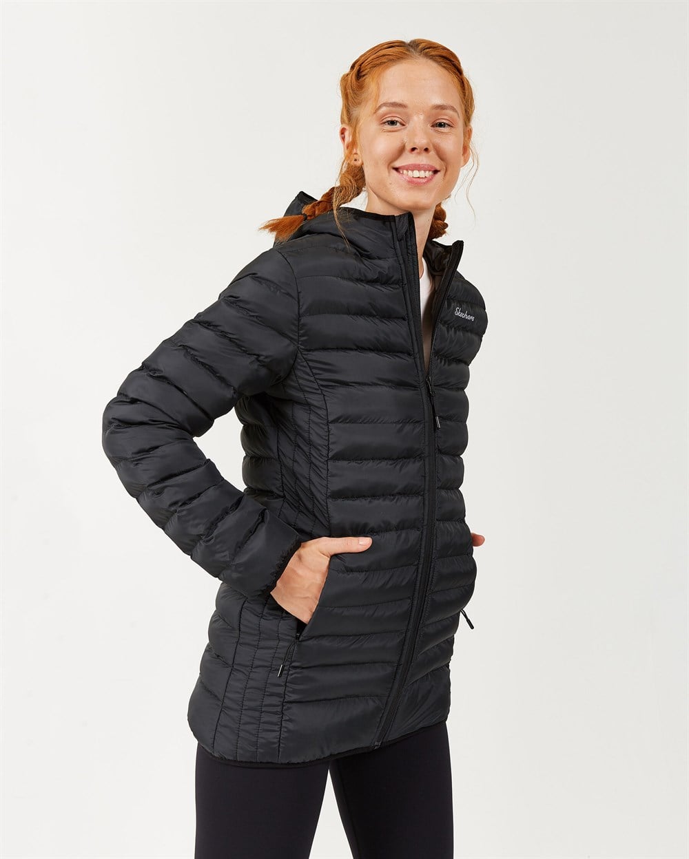 Skechers Outerwear W Long Padded Jacket Kadın Mont & Kaban - S202502-001