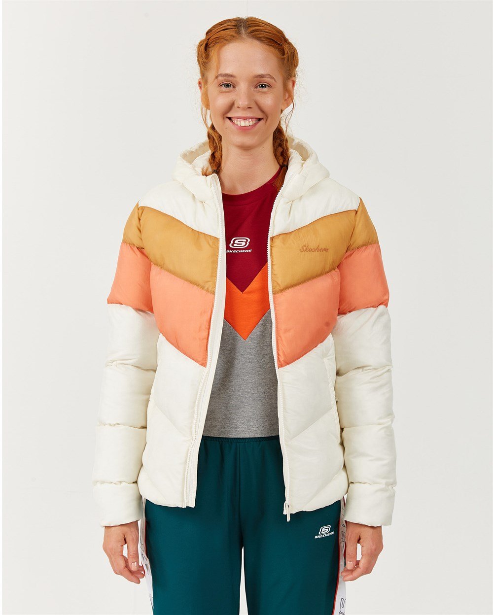 Skechers Outerwear W Padded Midweight Jacket Kadın Mont & Kaban - S202128-034