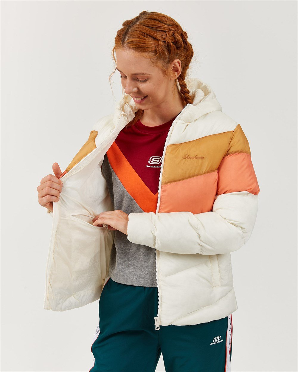 Skechers Outerwear W Padded Midweight Jacket Kadın Mont & Kaban - S202128-034