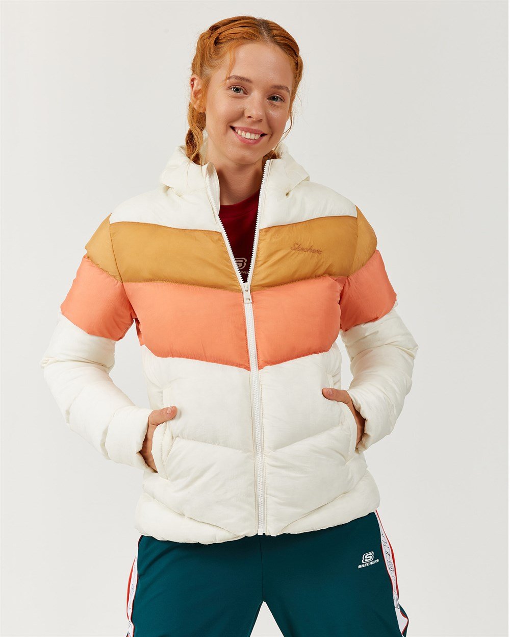 Skechers Outerwear W Padded Midweight Jacket Kadın Mont & Kaban - S202128-034