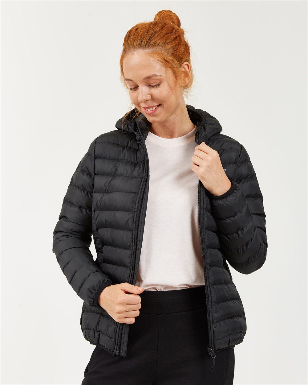 Skechers Outerwear W Padded St Hd Lightweight Jacket Kadın Mont & Kaban - S202117-001