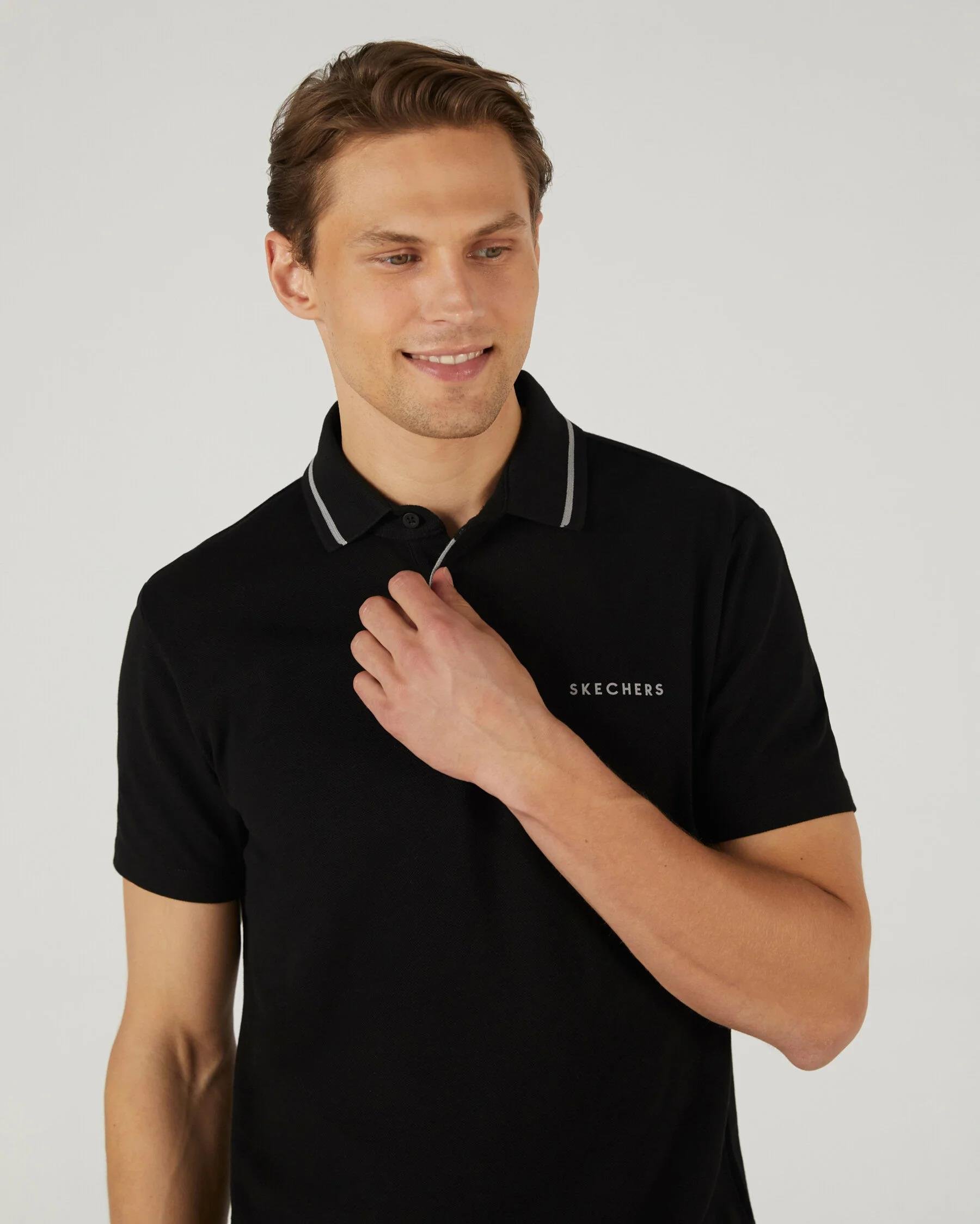 Skechers Polo M Short Sleeve Polo Erkek Polo T-shirt