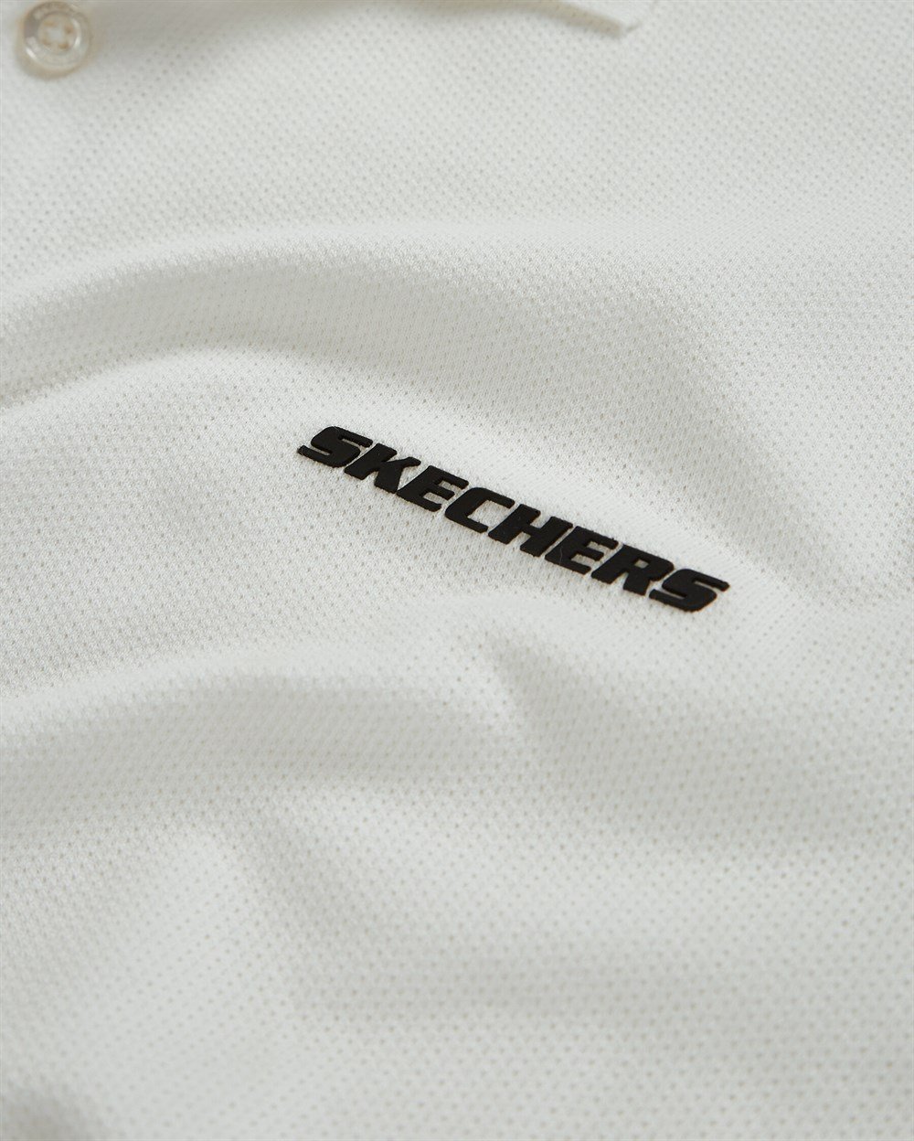 Skechers Polo M Short Sleeve Polo Erkek Beyaz Günlük T-shirt - S211800-102