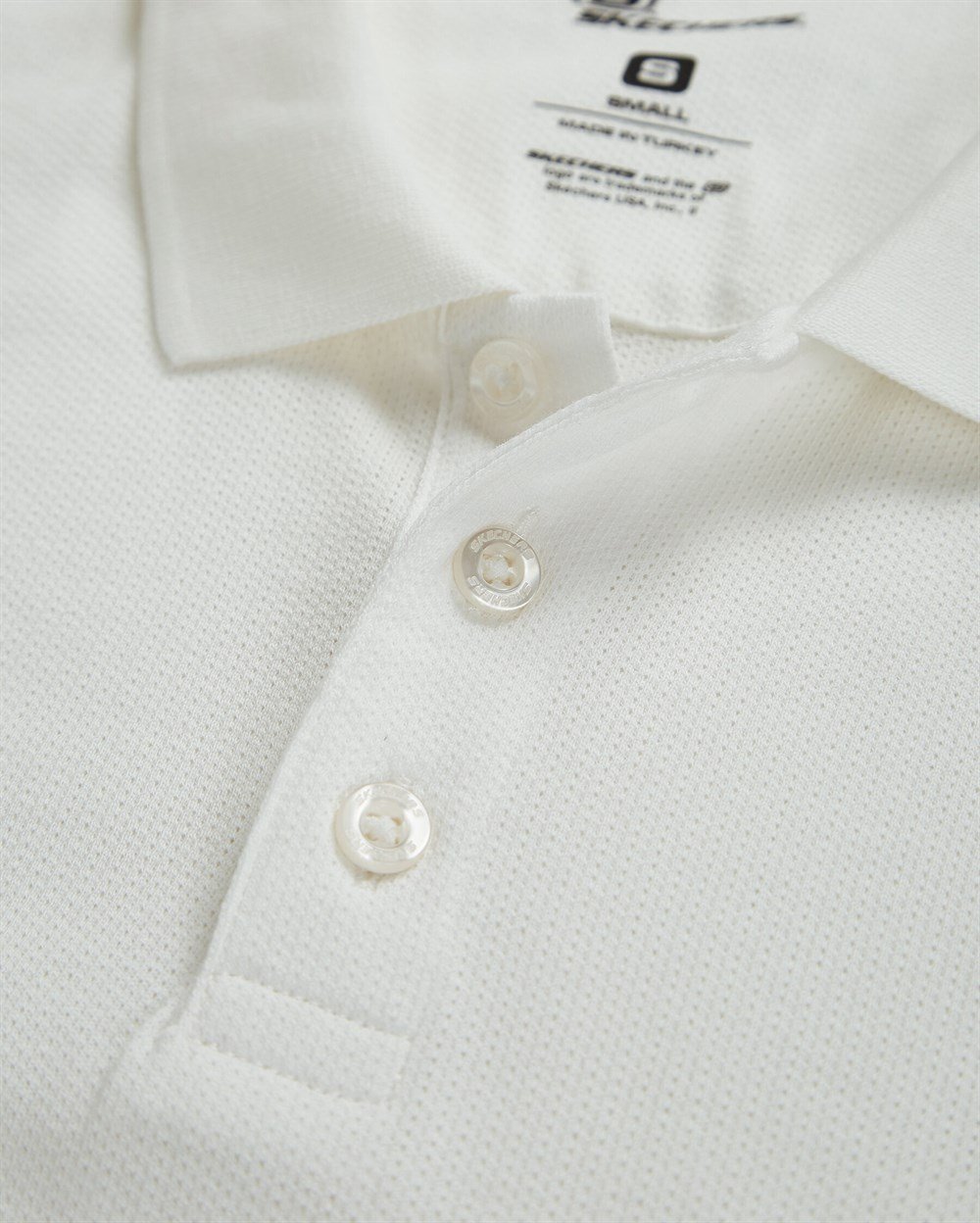 Skechers Polo M Short Sleeve Polo Erkek Beyaz Günlük T-shirt - S211800-102