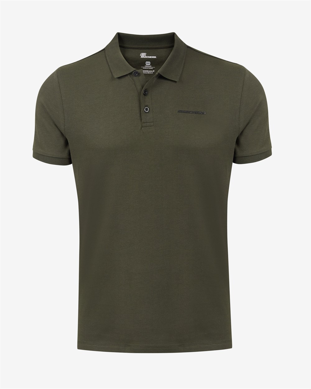 Skechers Polo M Short Sleeve Polo Erkek Haki Üst & T-shirt - S211800-801