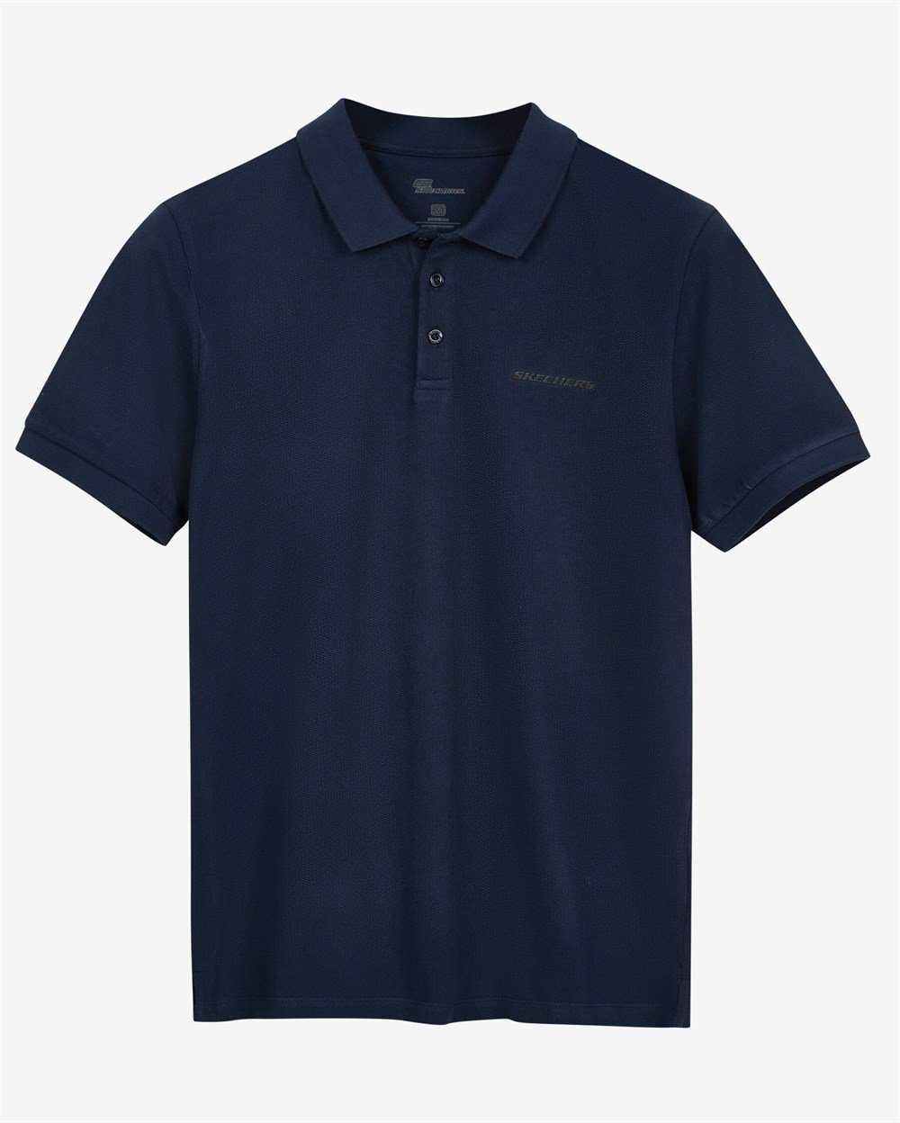 Skechers Polo M Short Sleeve Polo Erkek Lacivert Günlük T-shirt - S211800-410
