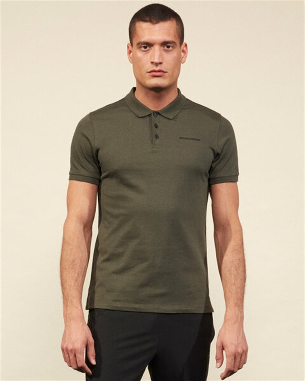 Skechers Polo M Short Sleeve Polo Erkek Haki Üst & T-shirt - S211800-801
