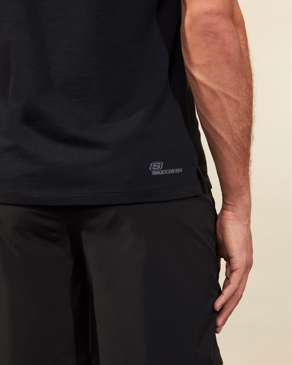 Skechers Polo M Short Sleeve Polo Erkek Siyah Üst & T-shirt - S211800-001