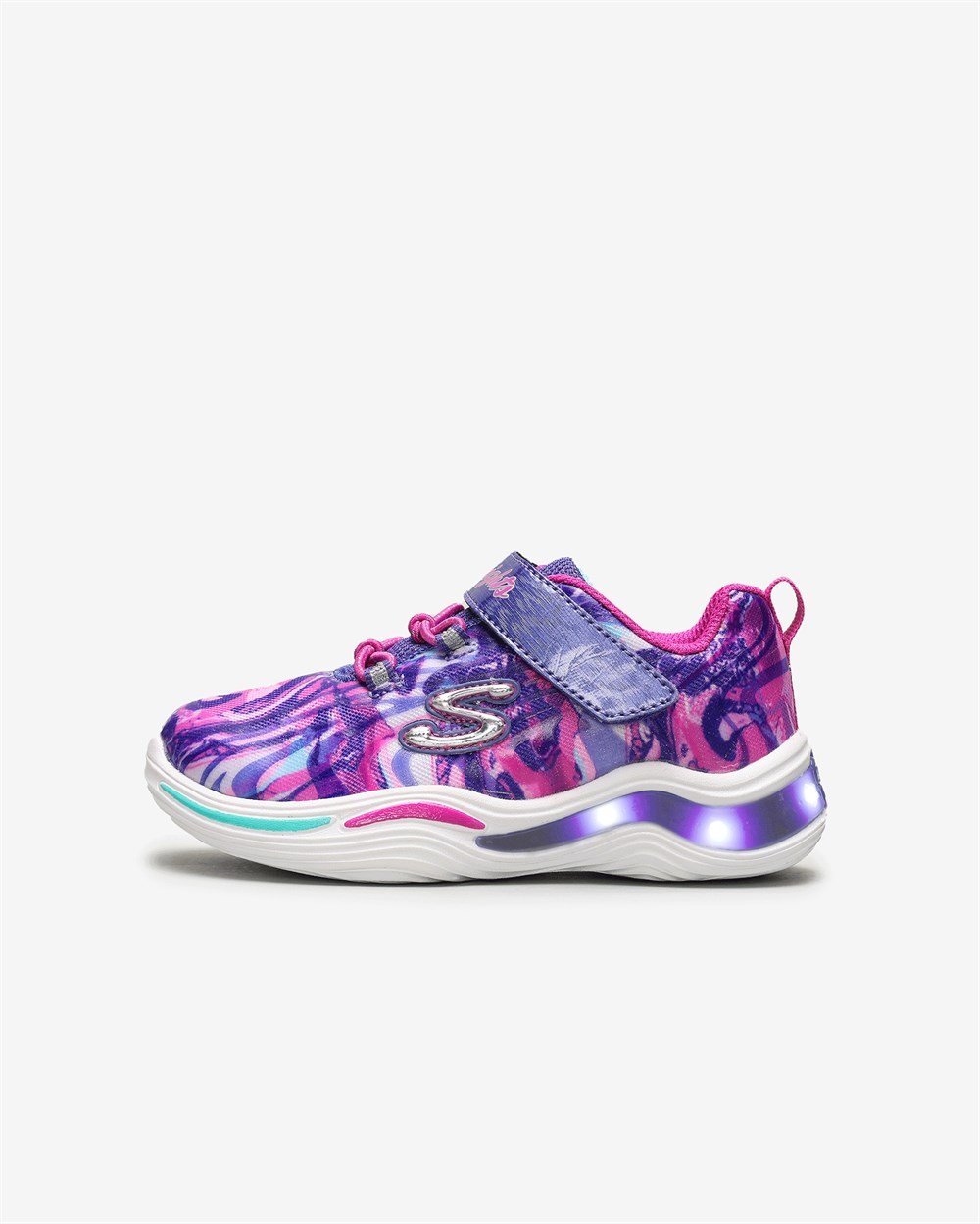Skechers Power Petals-Flowerspark Çocuk Mor Günlük Spor Ayakkabı - 20203N PRMT
