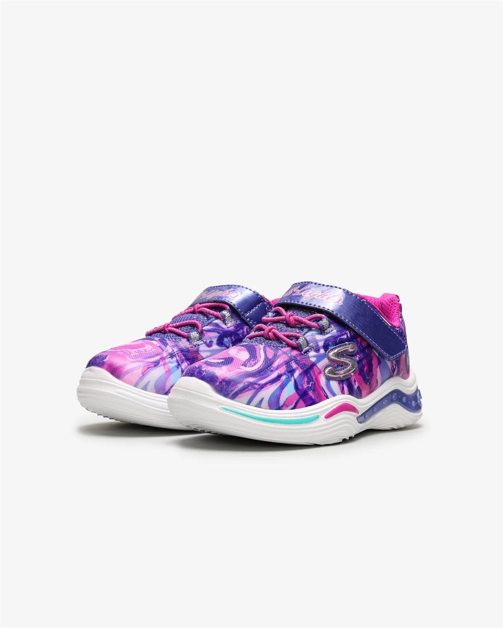 Skechers Power Petals-Flowerspark Çocuk Mor Günlük Spor Ayakkabı - 20203N PRMT
