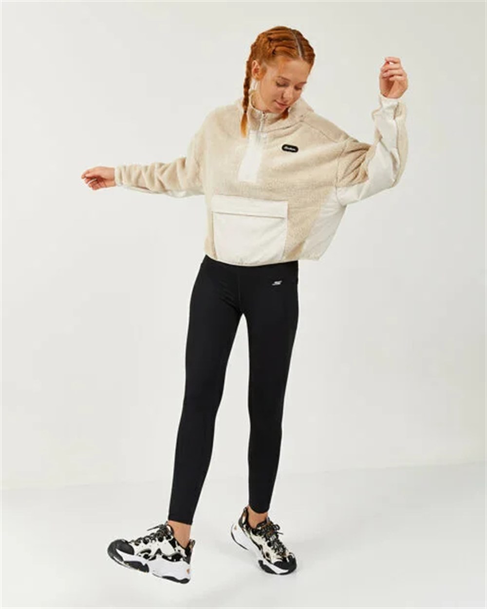Skechers Sherpa W 14 Zip Hoodie Kadın Sweatshirt Polar - S202194-580