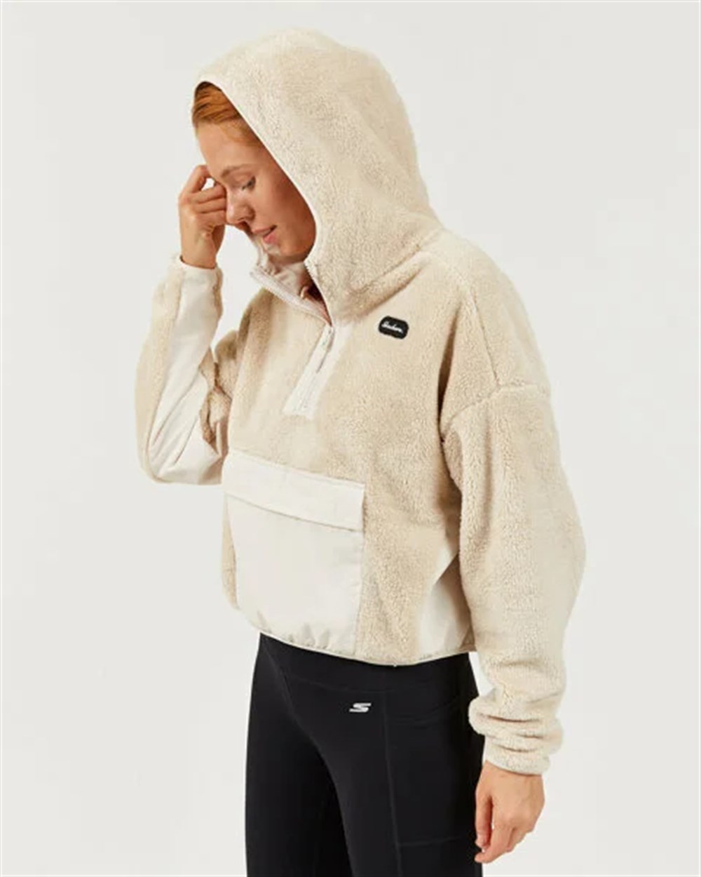 Skechers Sherpa W 14 Zip Hoodie Kadın Sweatshirt Polar - S202194-580
