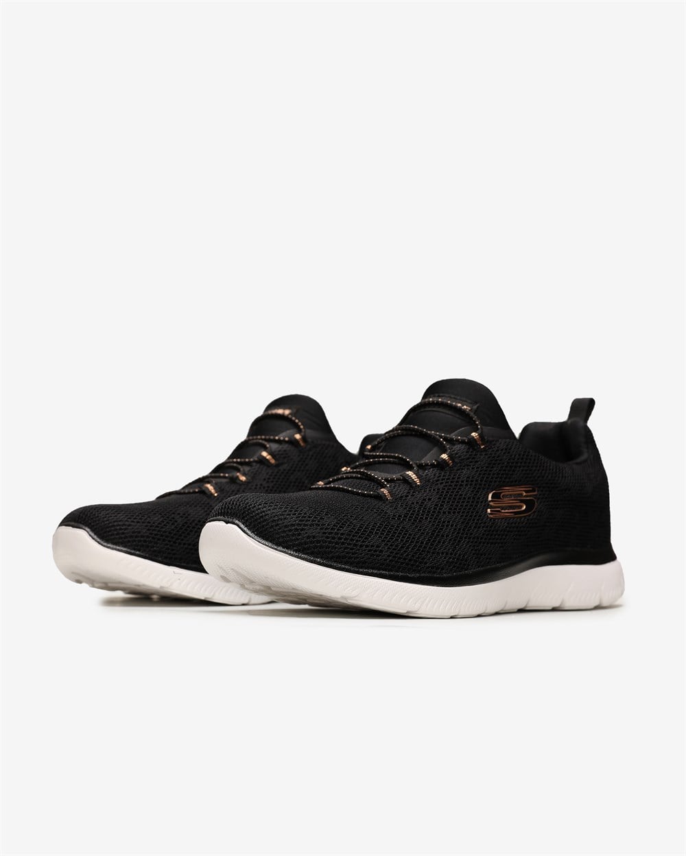 Skechers Summits Leopard Spot Kadın Siyah Günlük Ayakkabı - 149037 BKRG