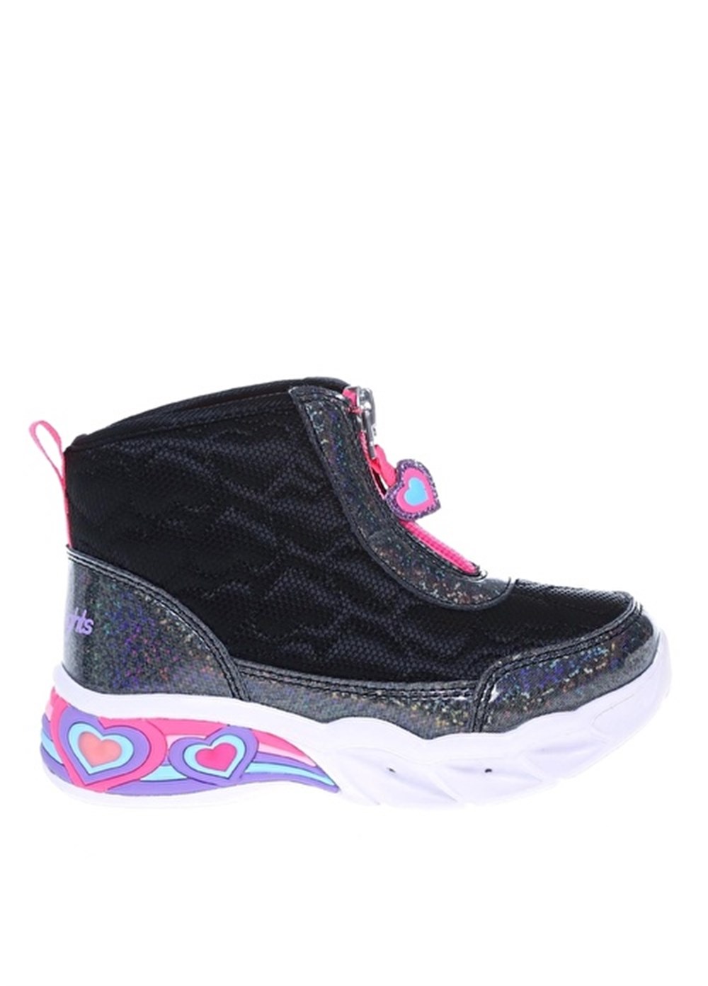 Skechers Sweetheart Lights Kız Çocuk Siyah Günlük Ayakkabı - 302666N BKMT