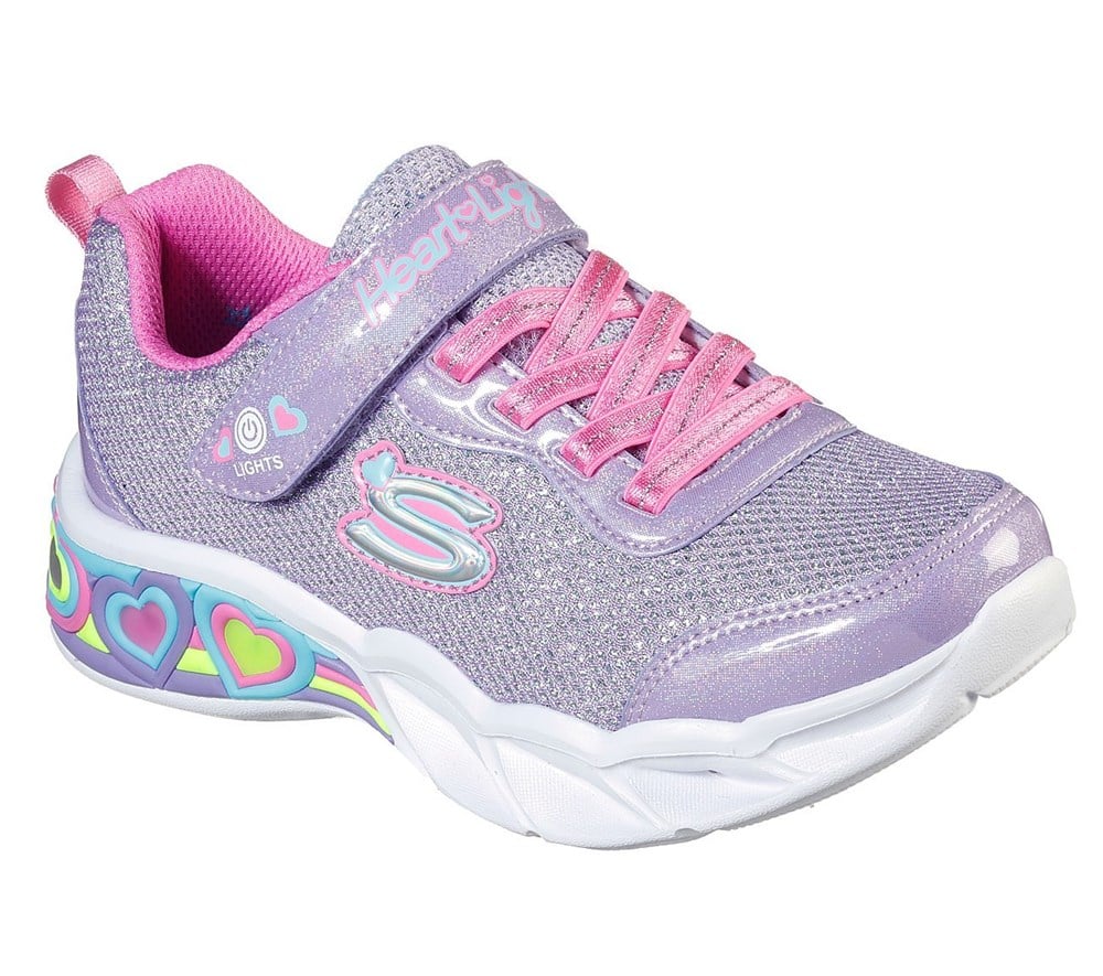 Skechers Sweetheart Lights - Shimmer S Kız Çocuk Mor Günlük Ayakkabı - 302304L LVMT