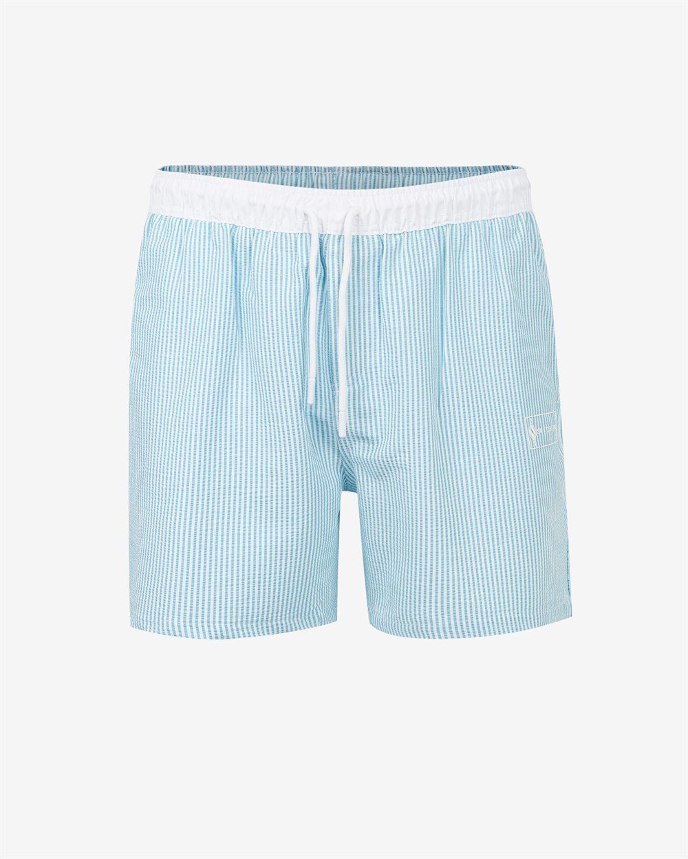 Skechers Swimwear M 5 inch Short Erkek Mavi Yüzücü Şortu -  S211653-400