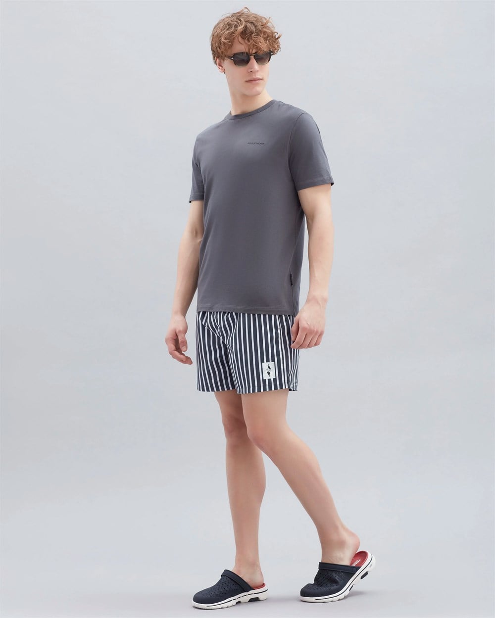 Skechers Swimwear M 5 İnch Swimshort Erkek Lacivert Günlük Şort - S221062-410