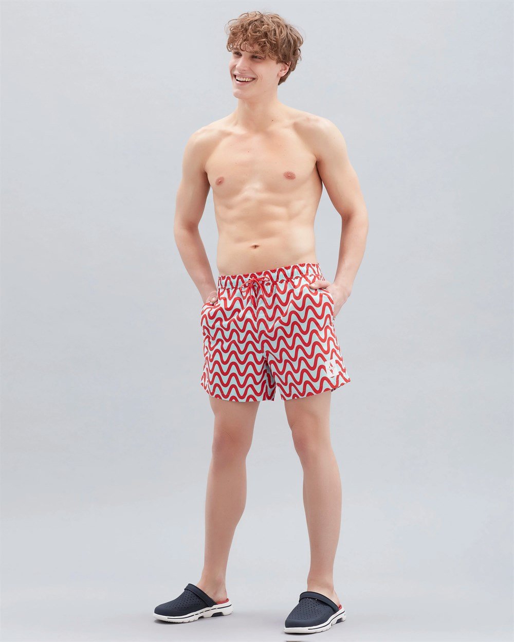 Skechers Swimwear M 5 İnch Swimshort Erkek Kırmızı Günlük Şort - S221080-600