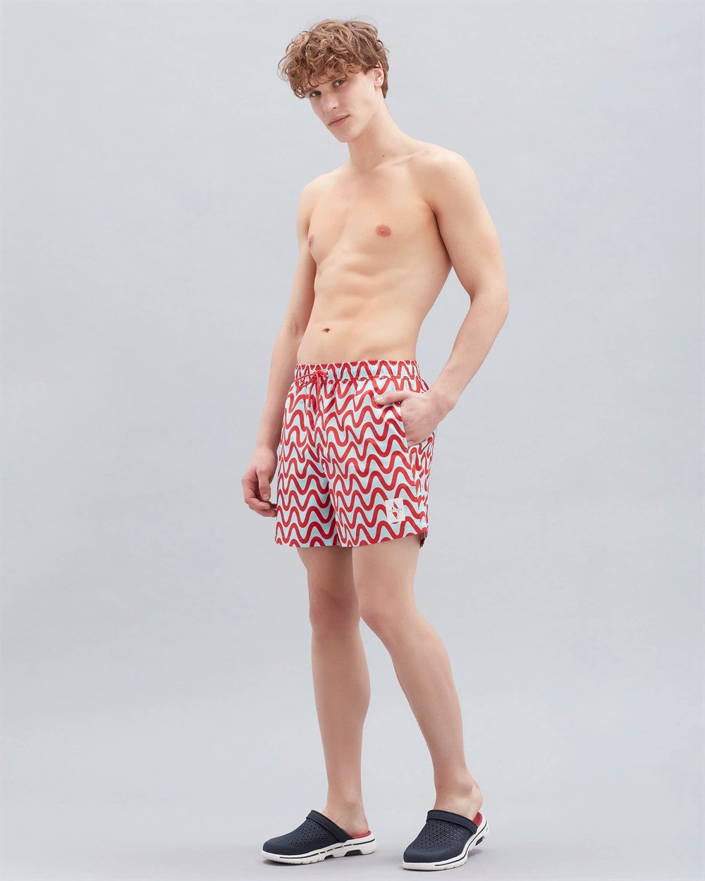 Skechers Swimwear M 5 İnch Swimshort Erkek Kırmızı Günlük Şort - S221080-600