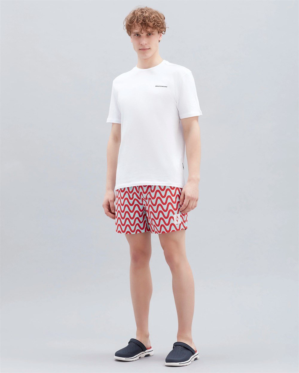 Skechers Swimwear M 5 İnch Swimshort Erkek Kırmızı Günlük Şort - S221080-600
