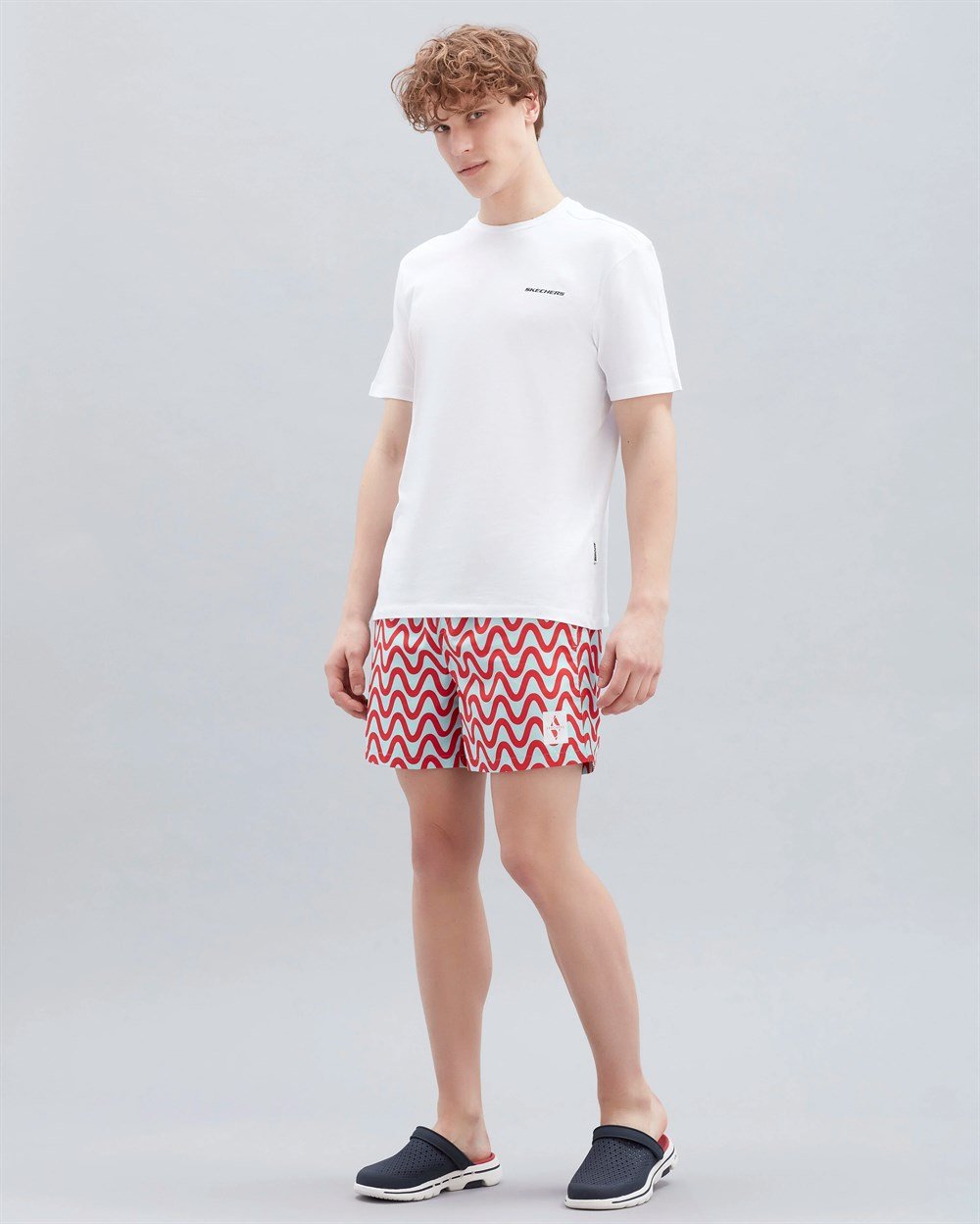 Skechers Swimwear M 5 İnch Swimshort Erkek Kırmızı Günlük Şort - S221080-600
