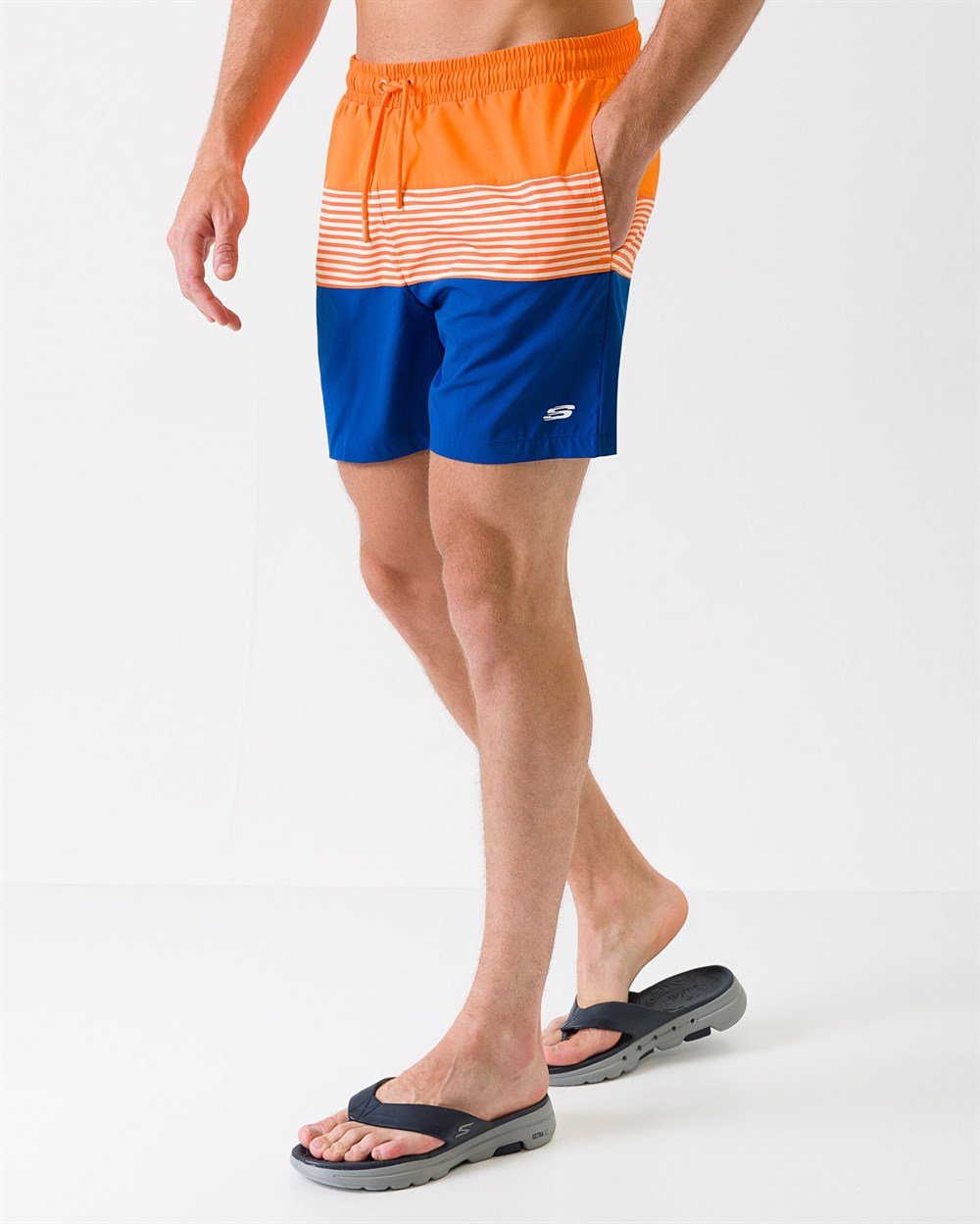 Skechers Swimwear M Colorblock Swimshort Erkek Şort - S201169-700