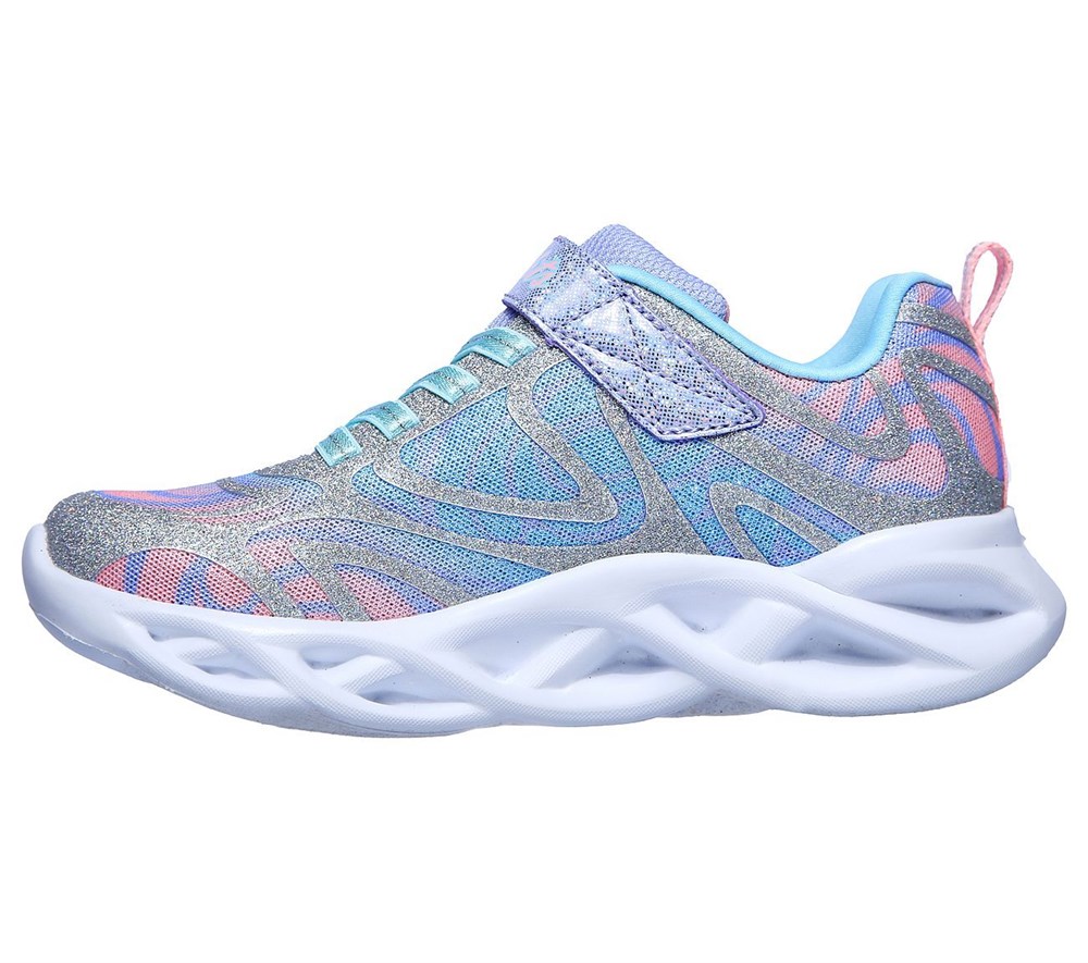 Skechers Twisty Brights-Dazzle Flash Kız Çocuk Gümüş Günlük Ayakkabı - 302305L SMLT