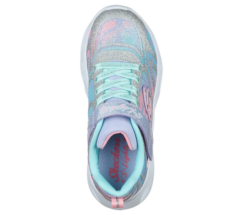 Skechers Twisty Brights-Dazzle Flash Kız Çocuk Gümüş Günlük Ayakkabı - 302305L SMLT