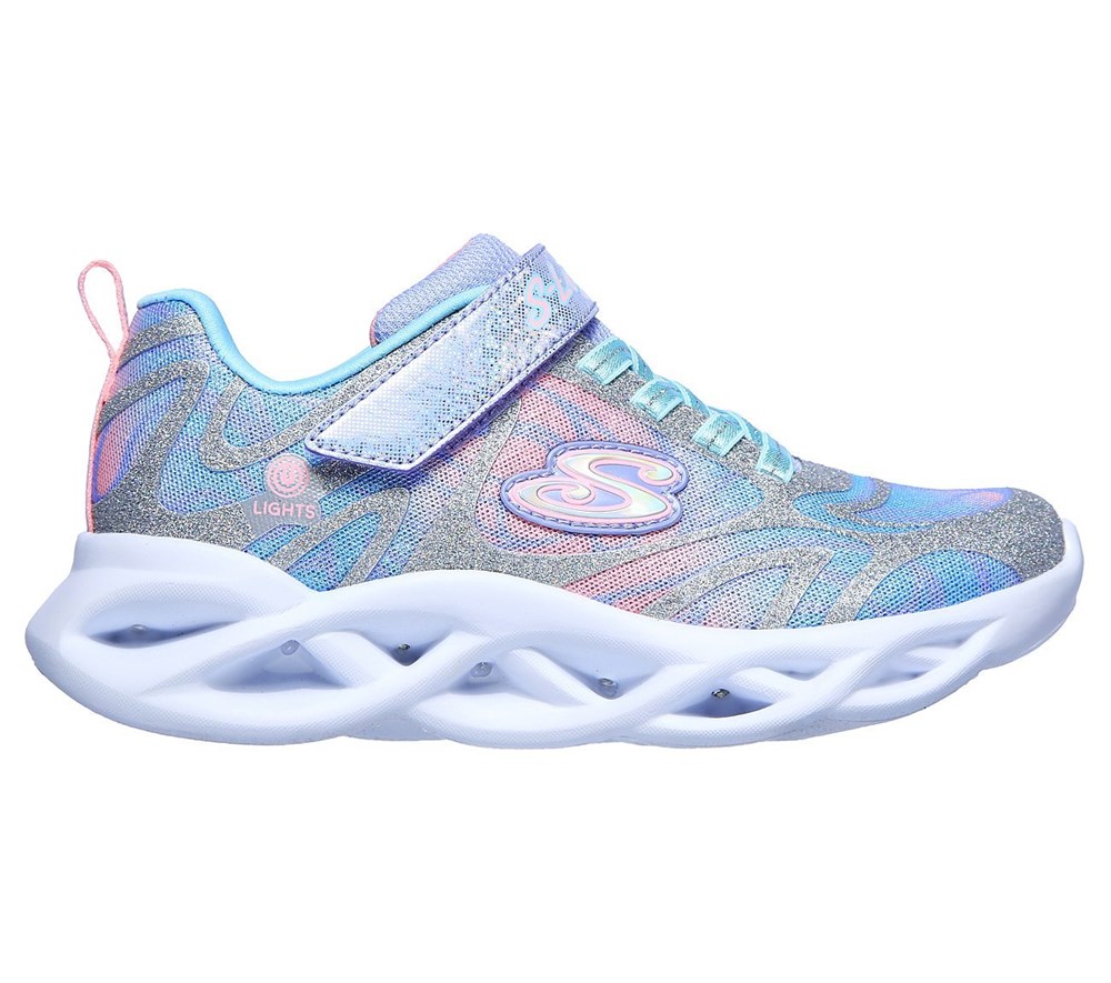 Skechers Twisty Brights-Dazzle Flash Kız Çocuk Gümüş Günlük Ayakkabı - 302305L SMLT
