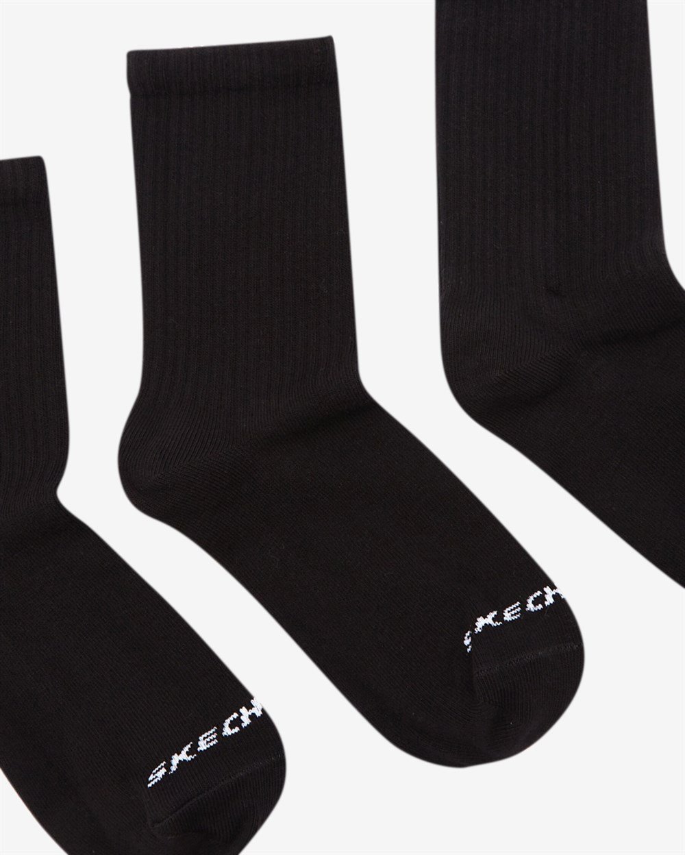 Skechers U 3 Pack Crew Cut Socks Unisex Siyah Çorap - S212283-001