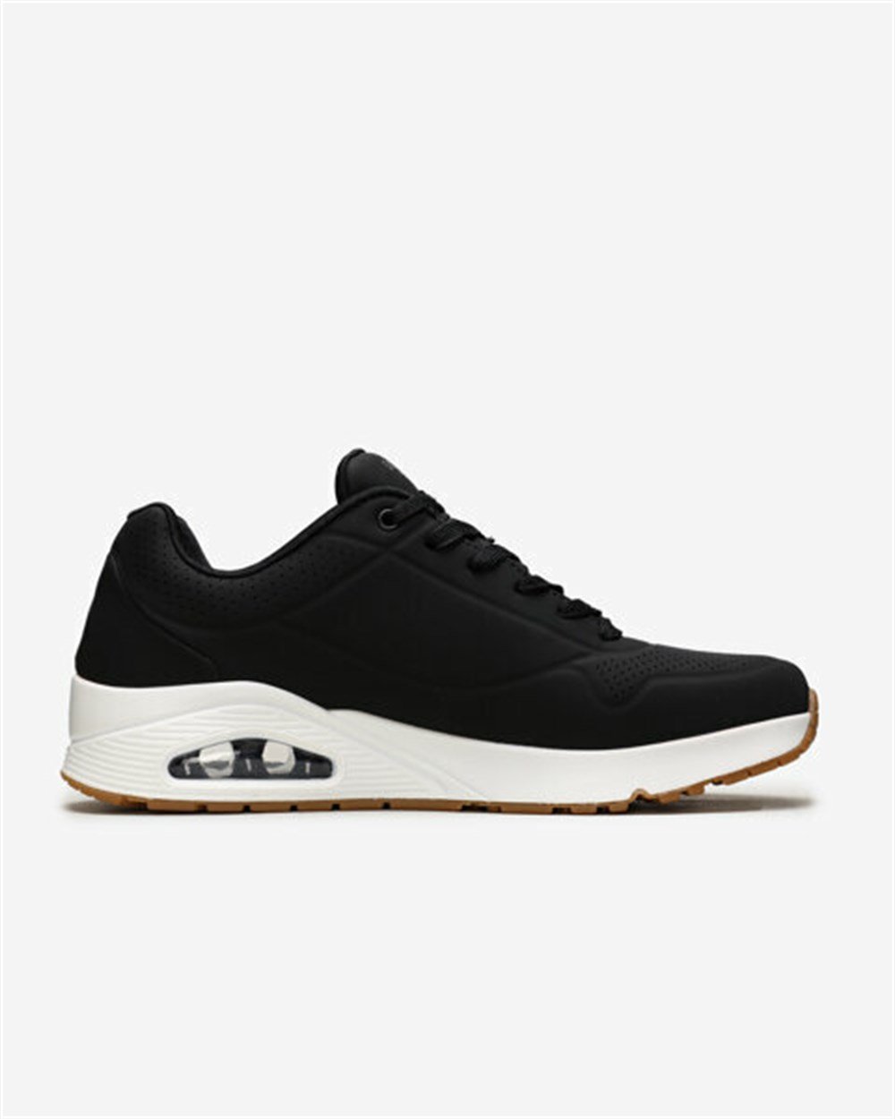 Skechers Uno - Stand On Air Erkek Siyah Günlük Ayakkabı - 52458 BLK
