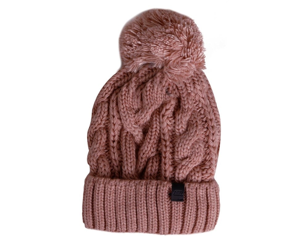 Skechers W Beanie Headwear Kadın Pembe Bere - S212412-611