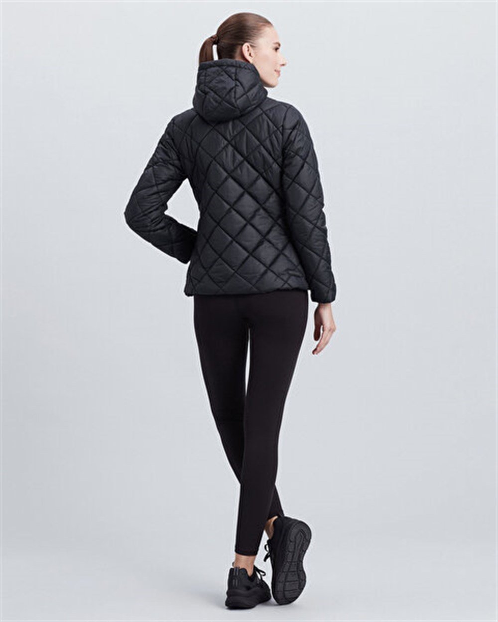 Skechers W Capitone Hooded Jacket Kadın Siyah Ceket - S212001-001