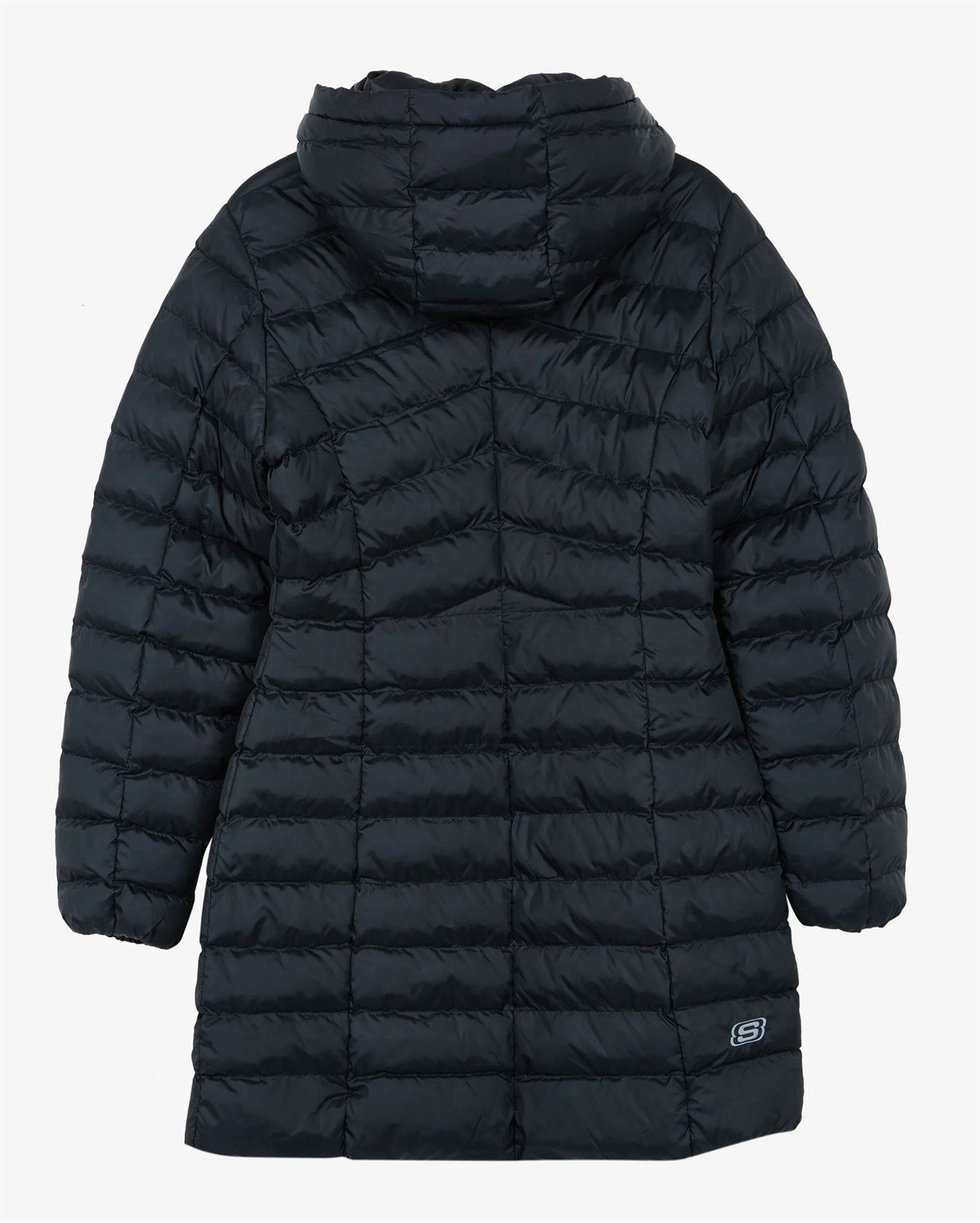 Skechers W Essentil Maxi Lenght Hooded Jacket Kadın Siyah Ceket - S212005-001